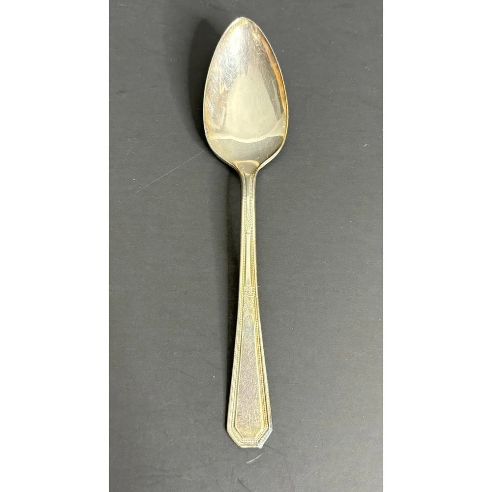 6 WM Rogers Mayfair Teaspoons Silverplate 1923 International Silver 6